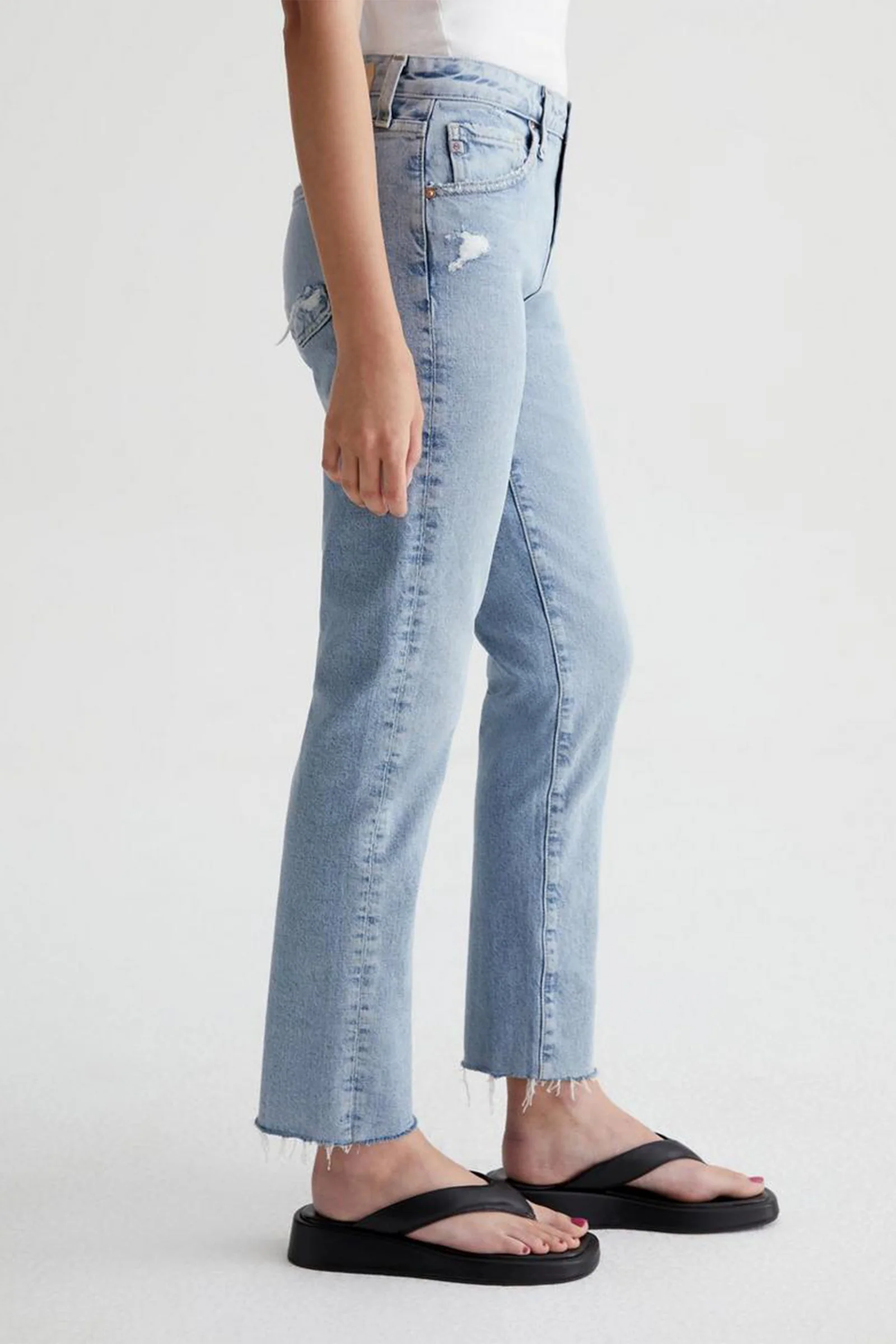 AG Women's Ex-Boyfriend Slim Slouchy Light Blue Jean - Image 5