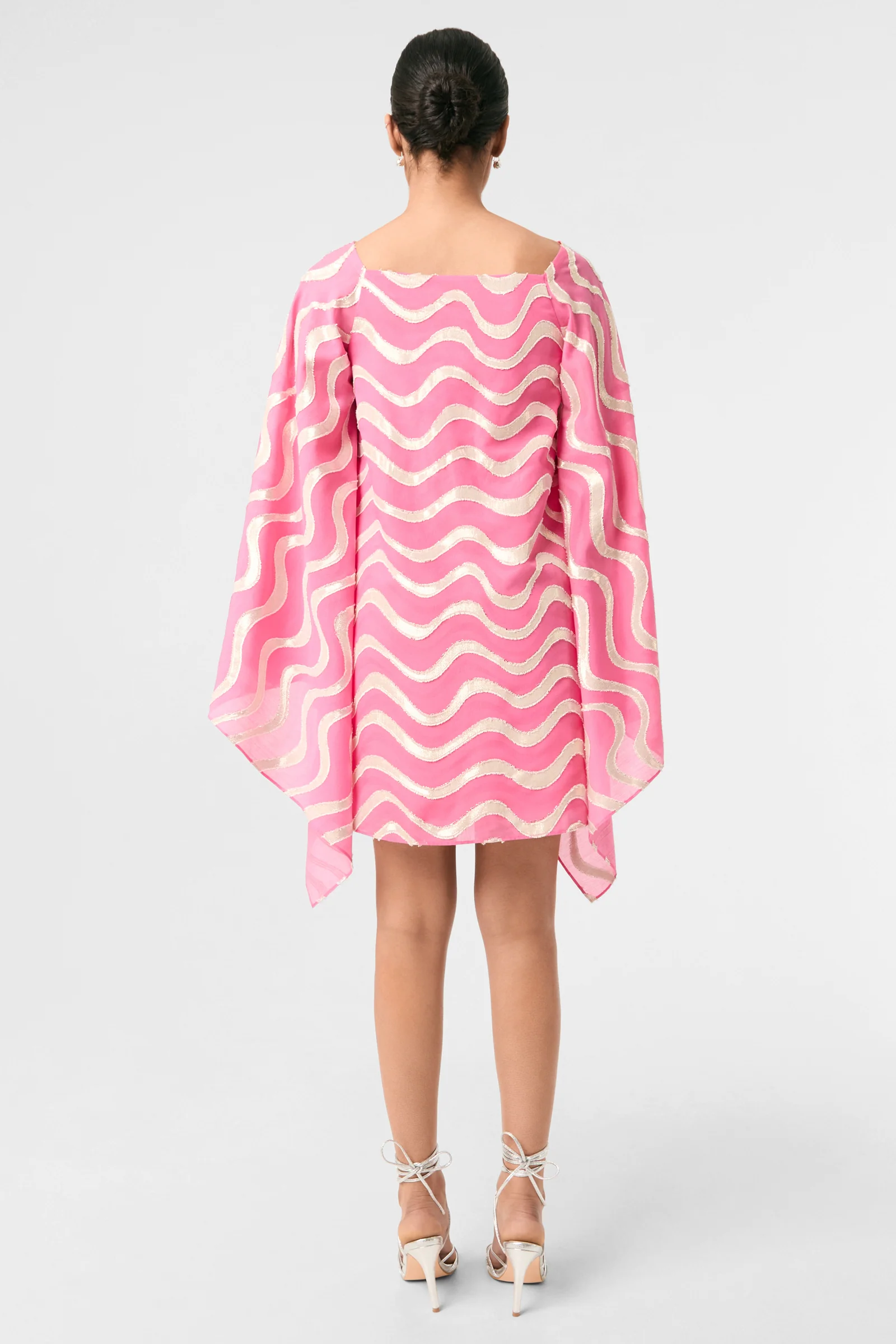 Aqualane Side Flounce Dress - Pinku - Image 4