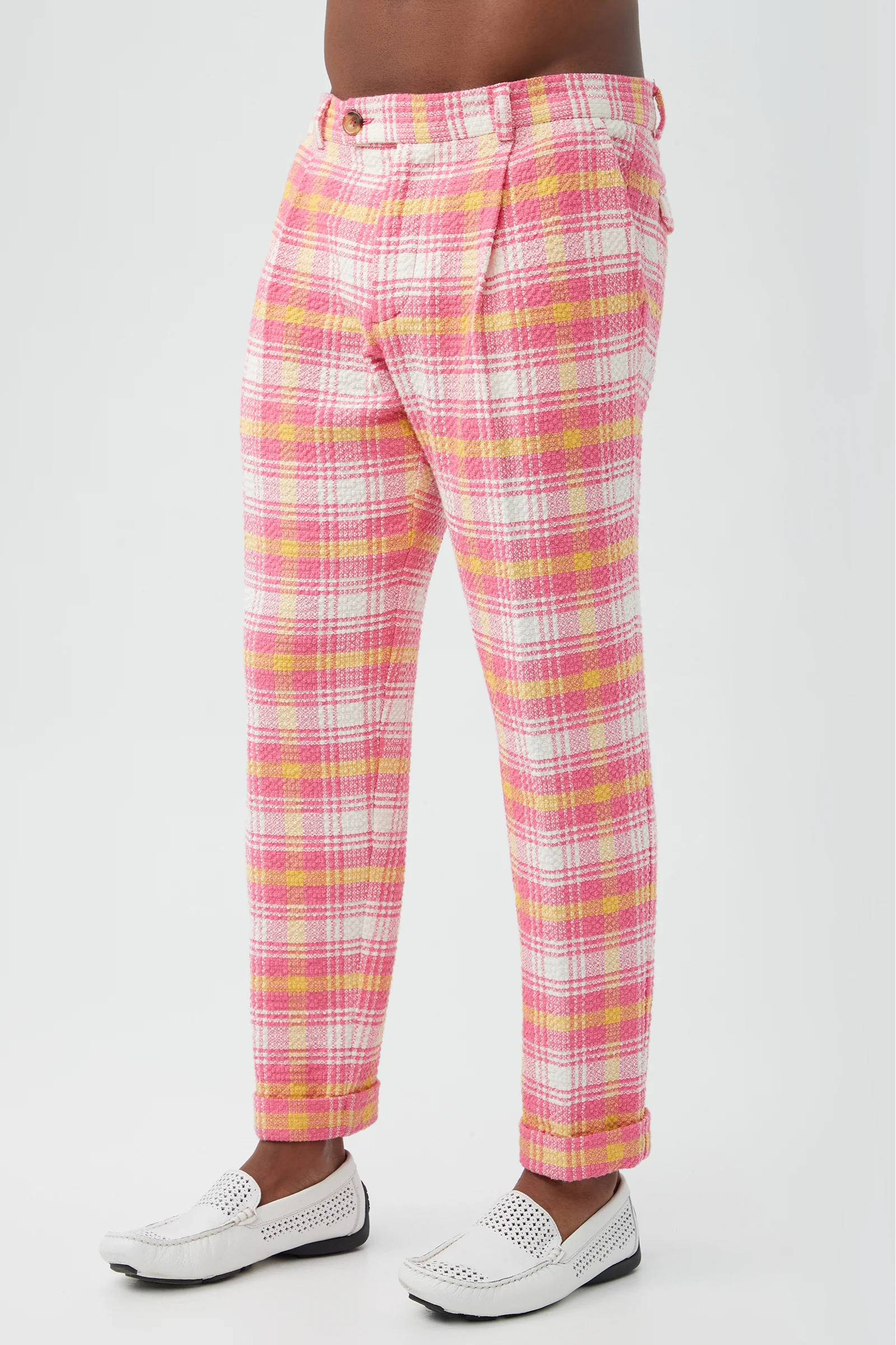 Beale Pleated Trouser - Paradise Plaid - Image 5