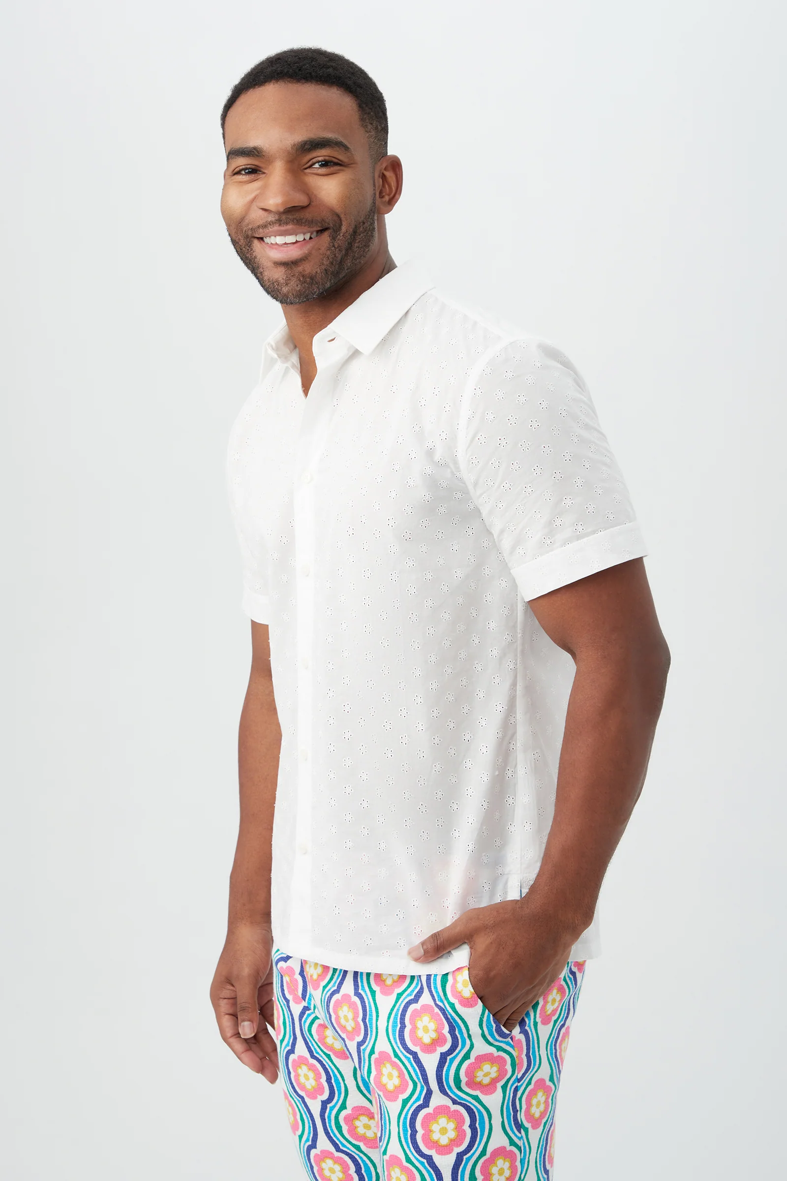 Branson Shirt - Daisy Embroidery - Image 8