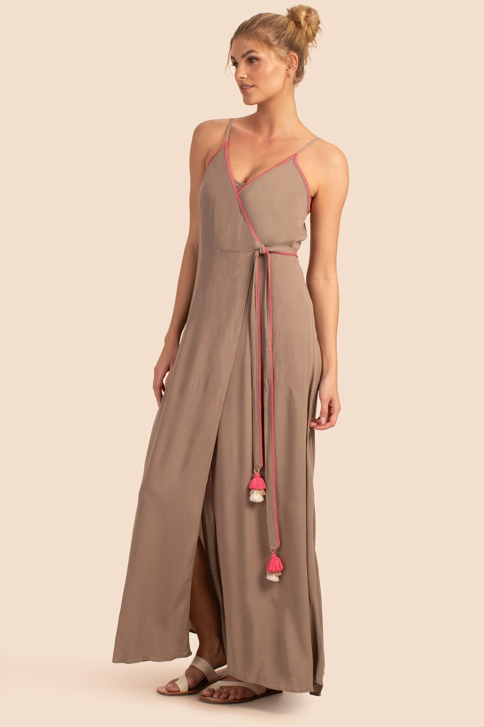 Brittany Maxi Wrap Dress - Image 3