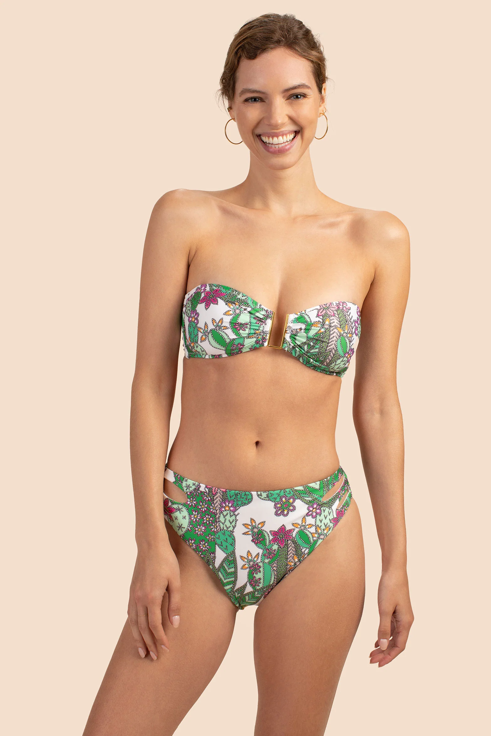 Cacti Molded Bandeau Top - Image 3