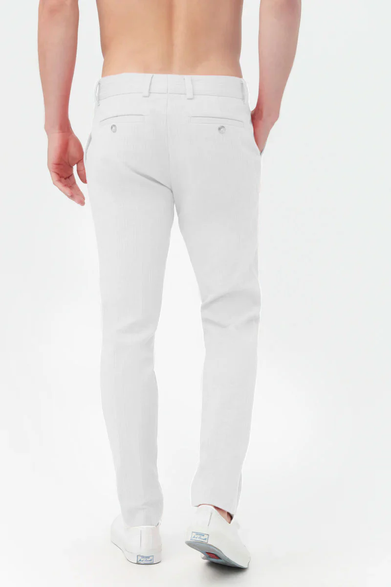 Clyde Slim Trouser - Tiberio Tile Jacquard - Image 3