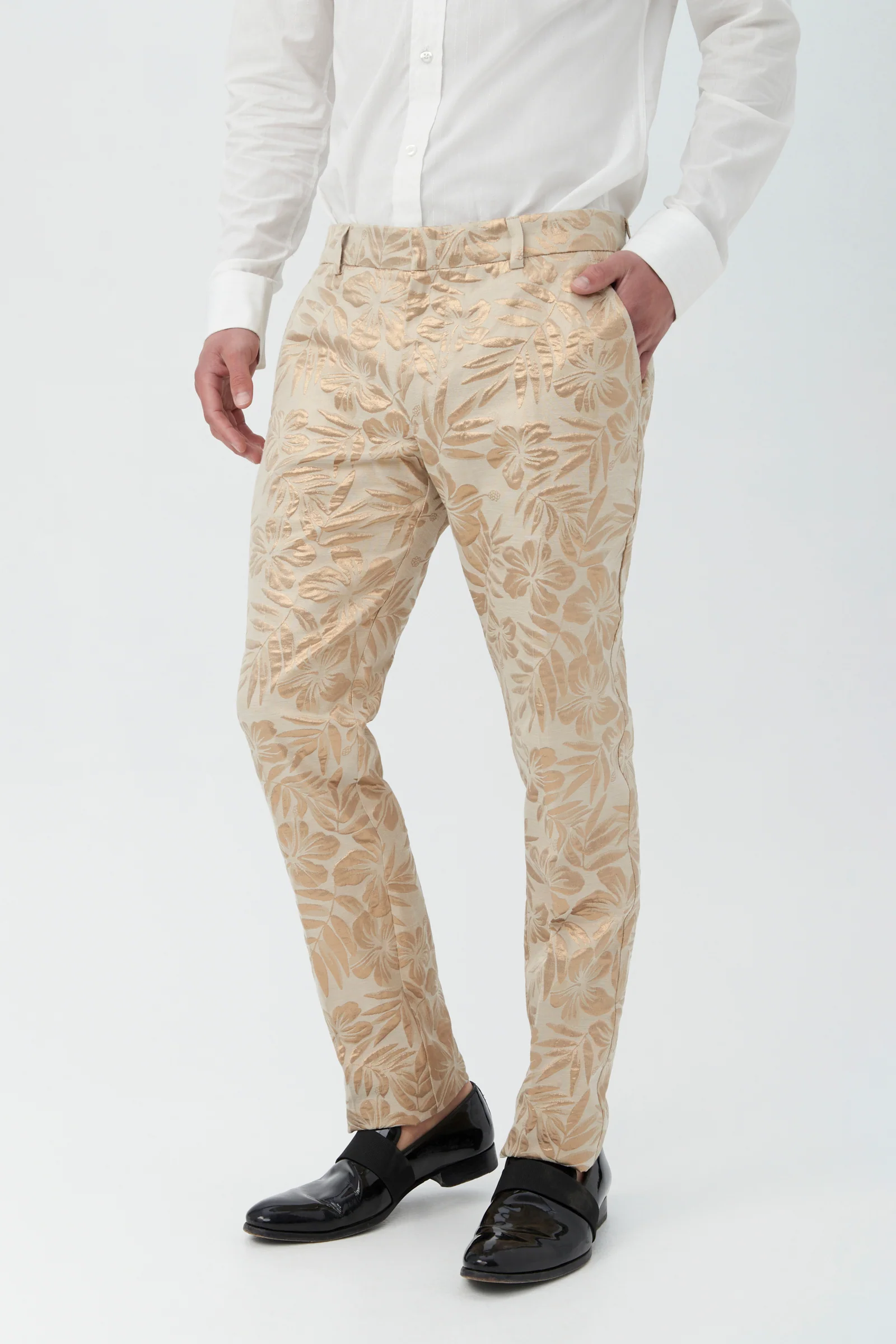 Clyde Slim Trouser - Hibiscus Hideaway Jcq. - Image 5