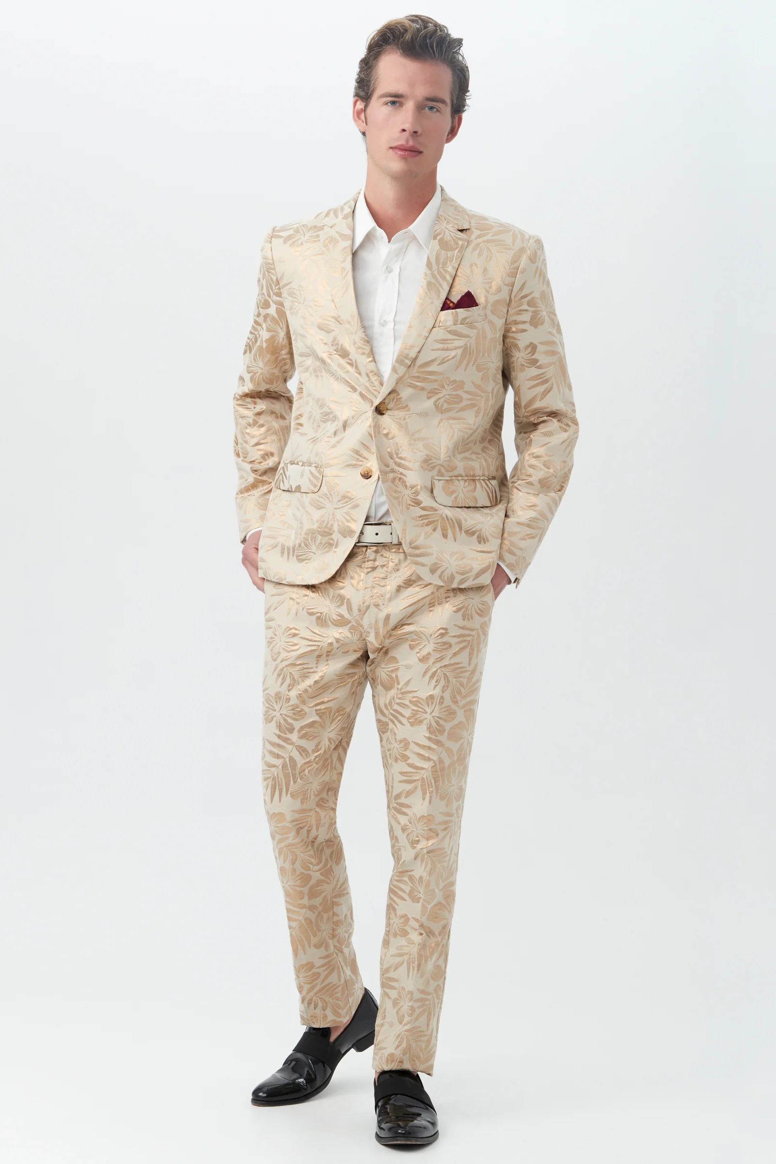 Clyde Slim Trouser - Hibiscus Hideaway Jcq. - Image 6