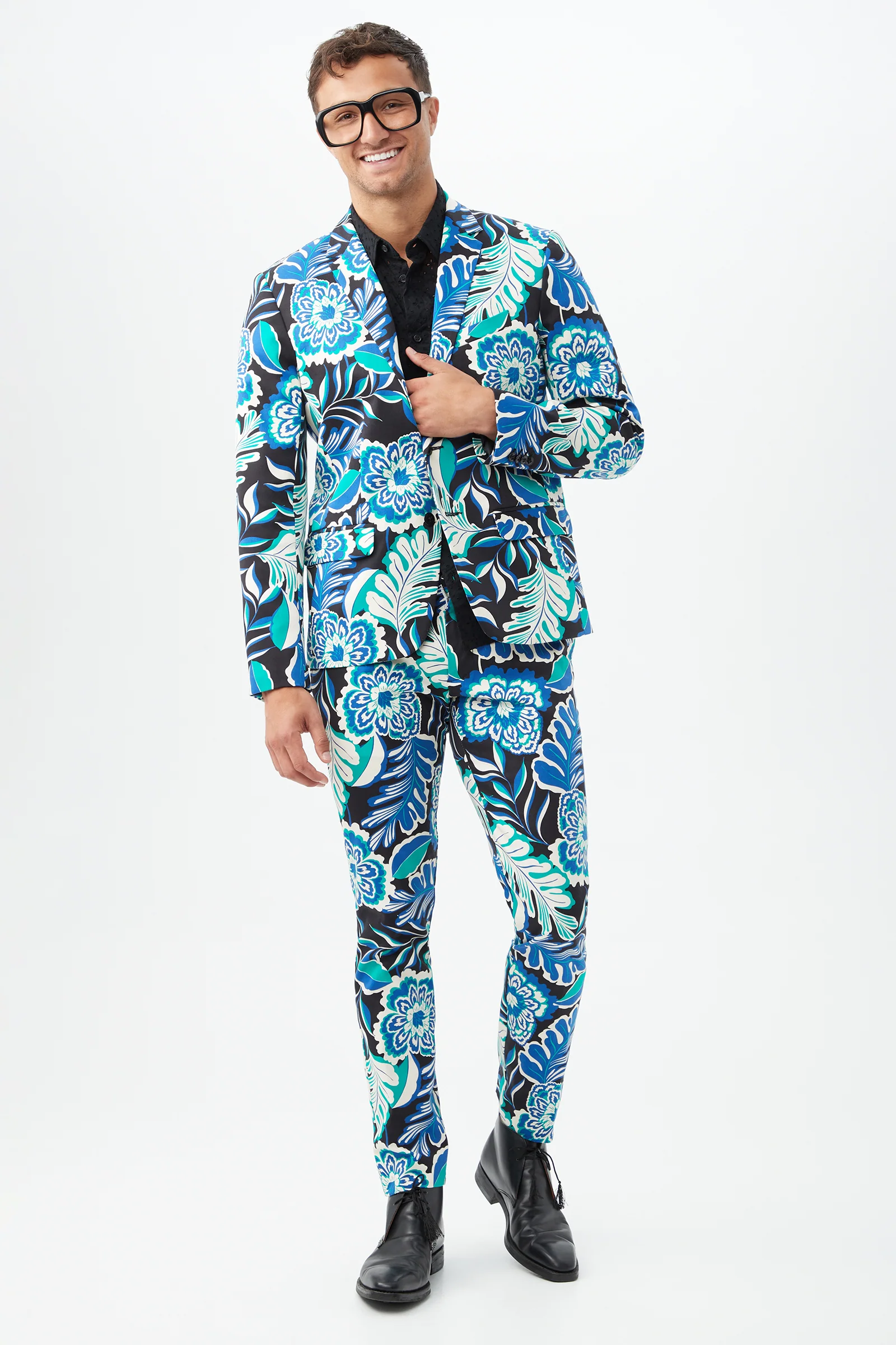 Clyde Slim Trouser - Lokelani Lei Herringbone - Image 6