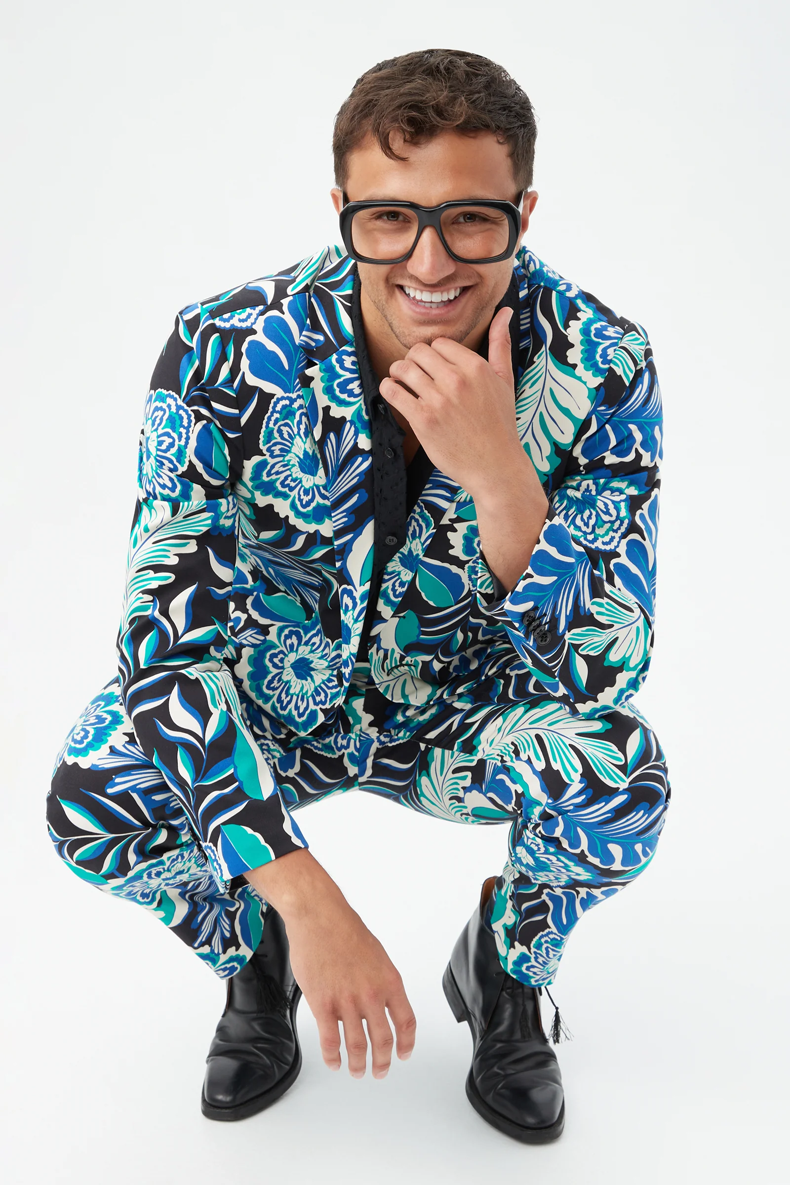 Clyde Slim Trouser - Lokelani Lei Herringbone - Image 8