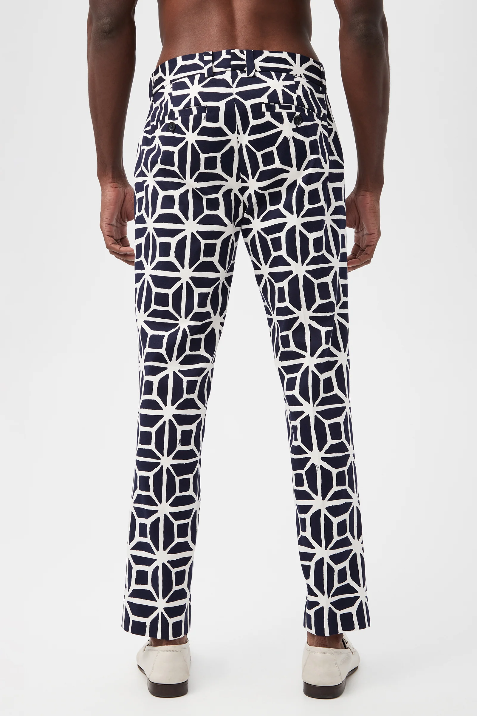 Clyde Slim Trouser - Durell Herringbone - Image 3