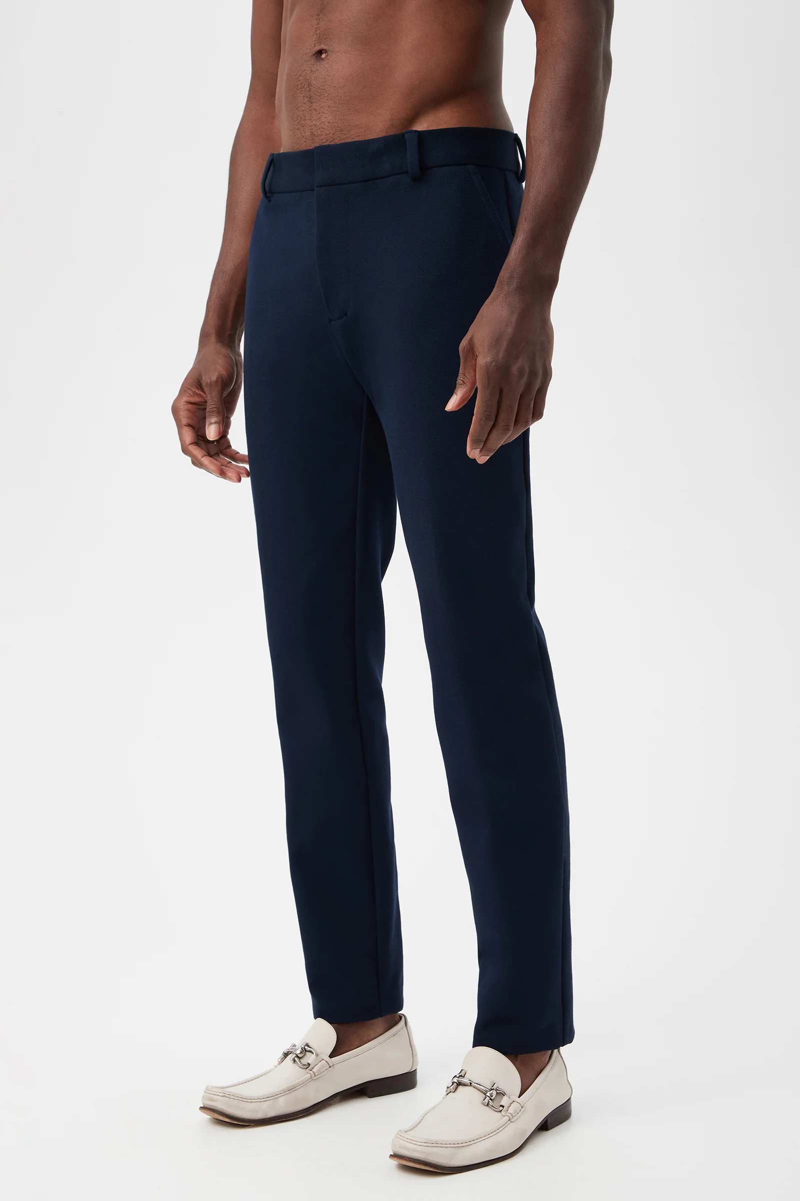 Clyde Slim Trouser - Stretch Pique - Image 3