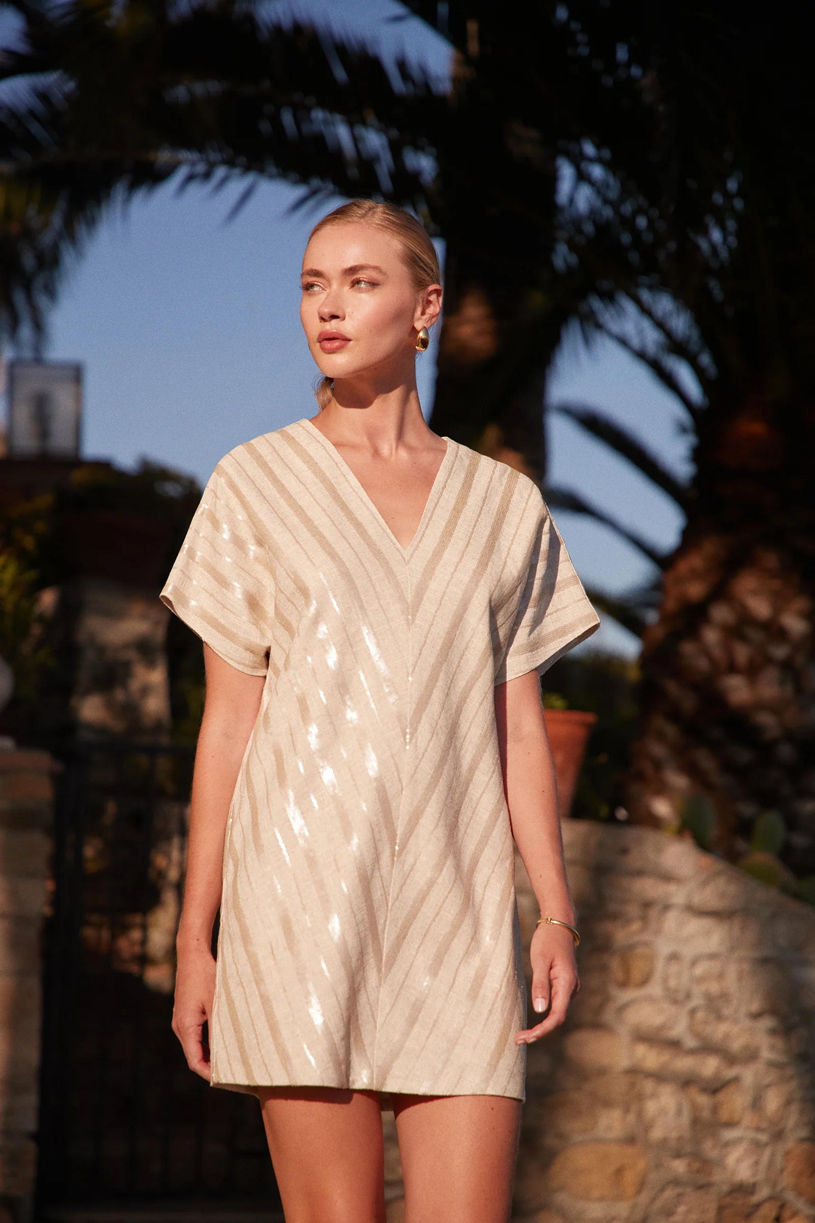 Elisabetta Short-Sleeve Dress - Image 4