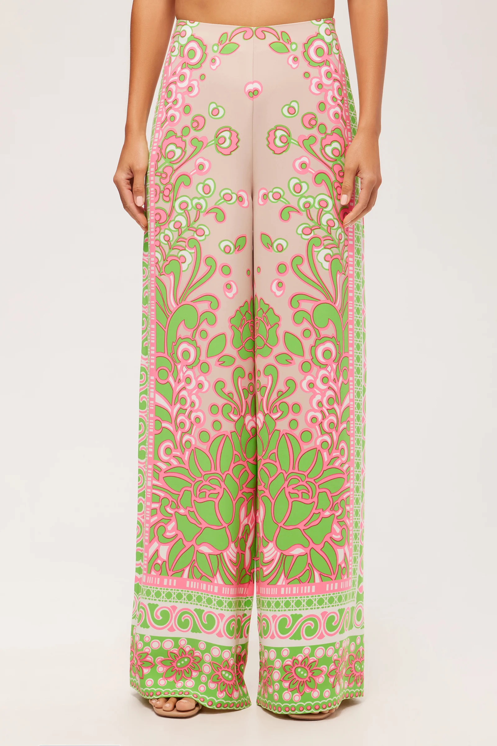 Federer Wide-Leg Pant - Petra Floral - Image 3