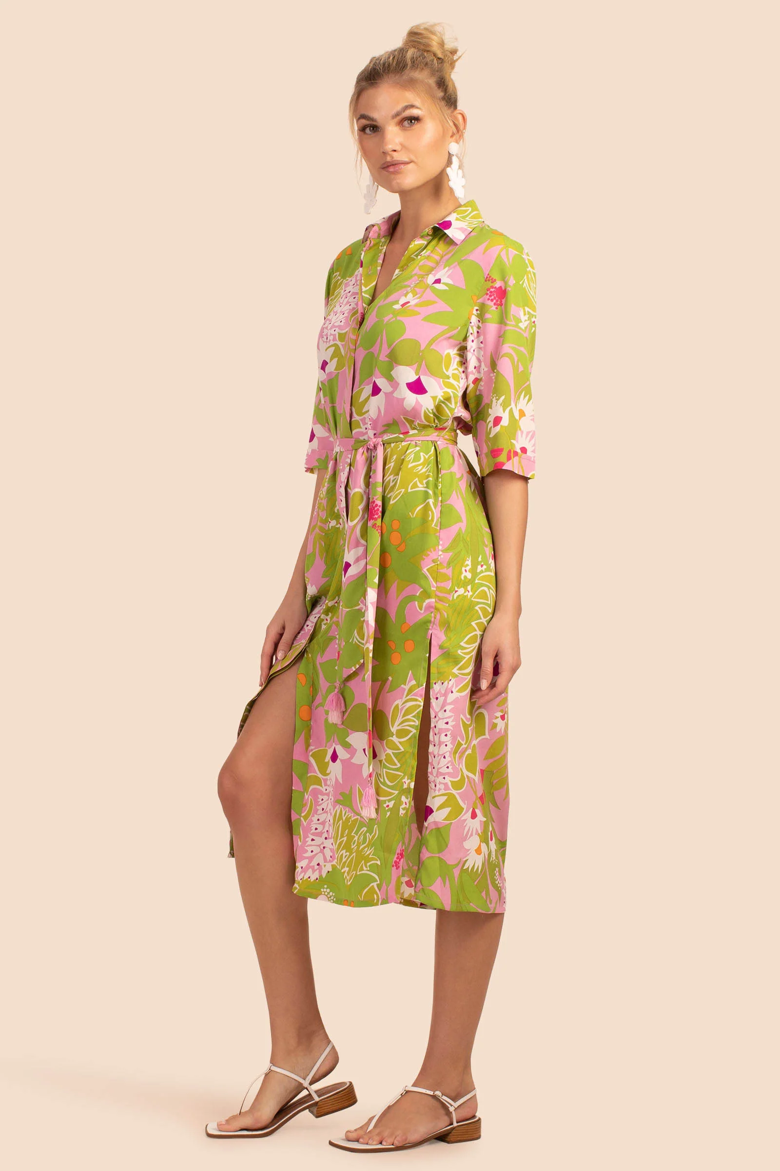 La Palma Midi Shirtdress - Image 3