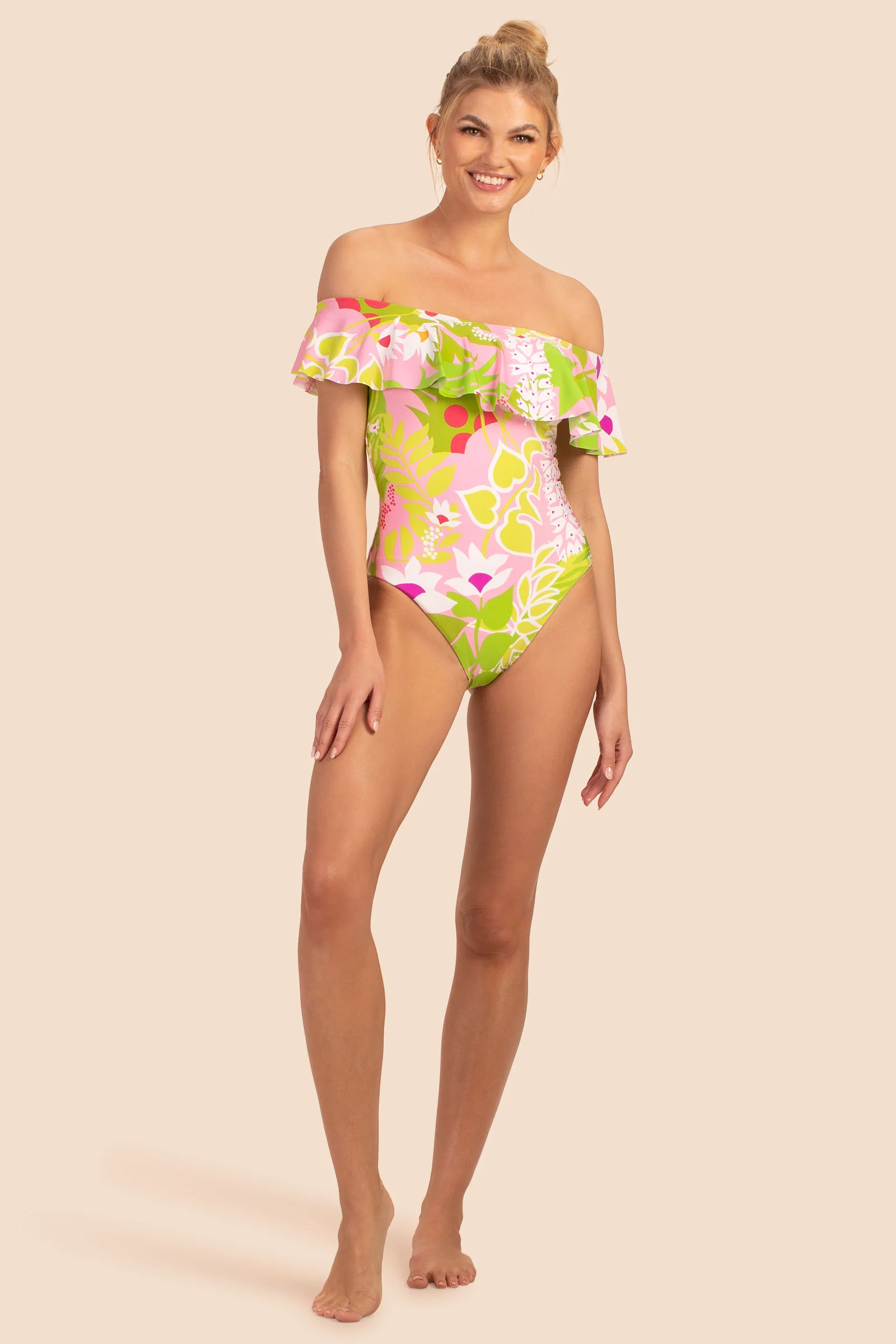 La Palma Off The Shoulder One Piece - Image 3