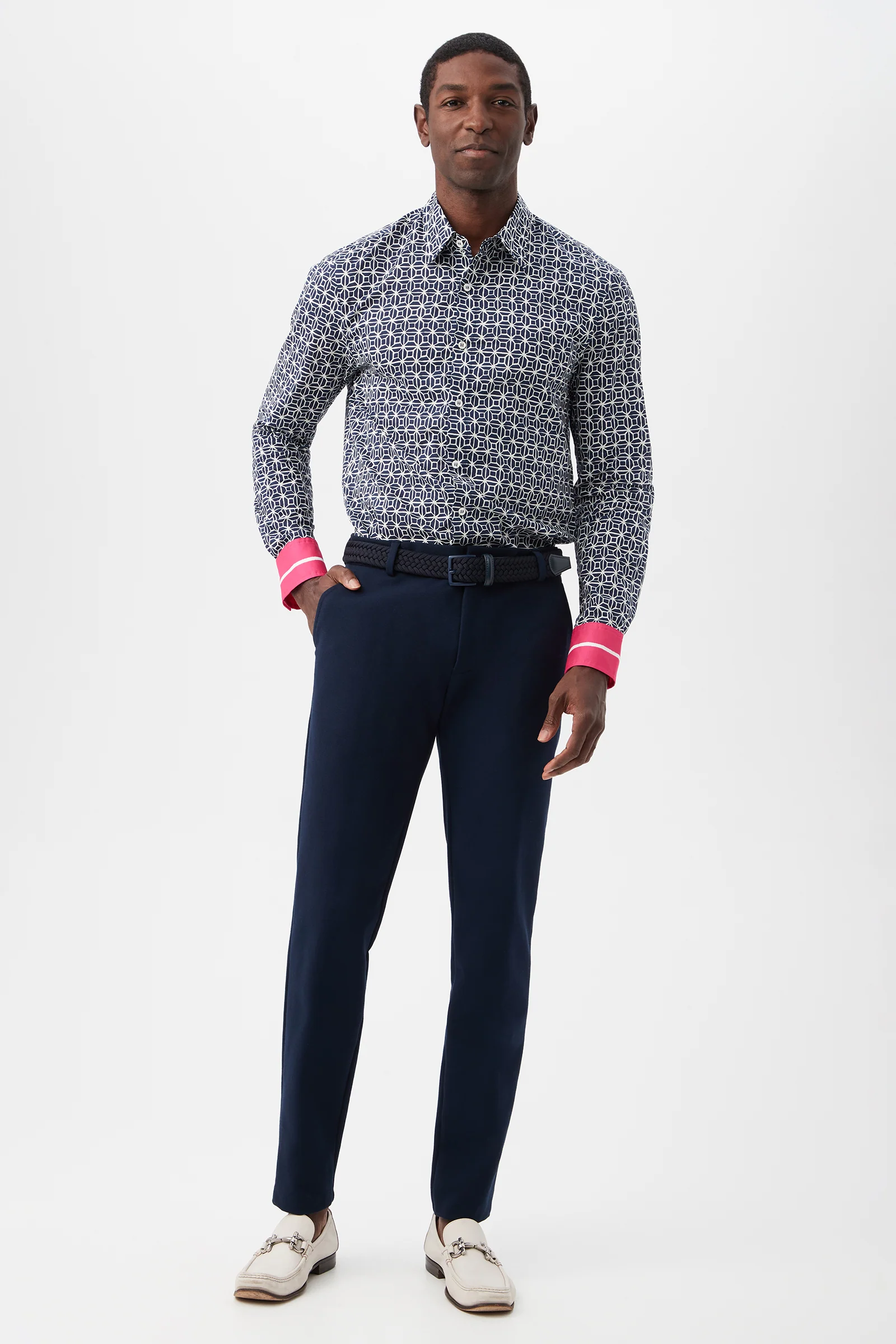 Aaron 2 Slim Long-Sleeve Shirt - Image 6