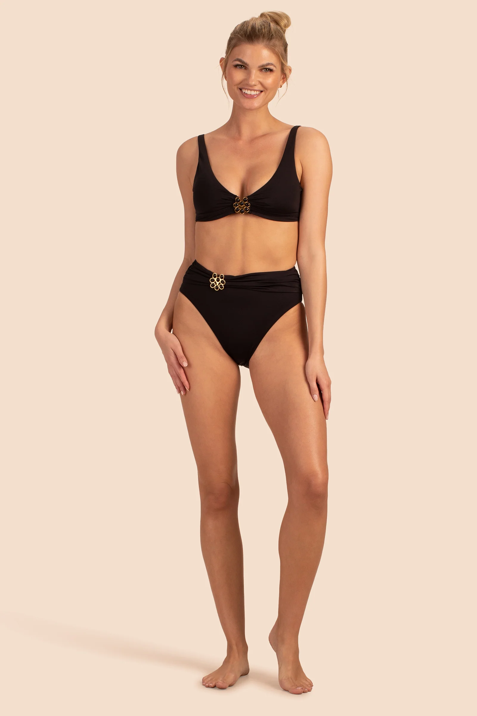 Monaco Solids High Waist Swim Bottom - Image 4