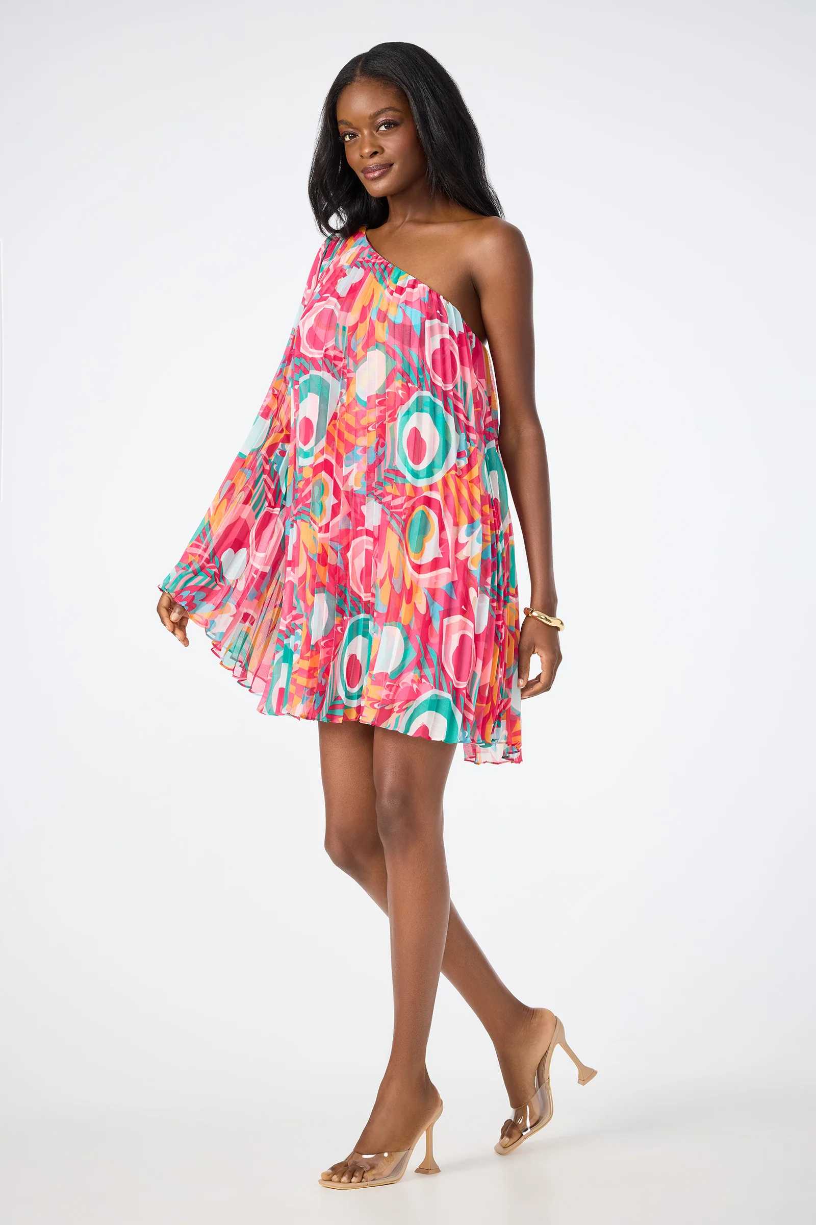 Narbonne One-Shoulder Mini Dress - Dramont - Image 3