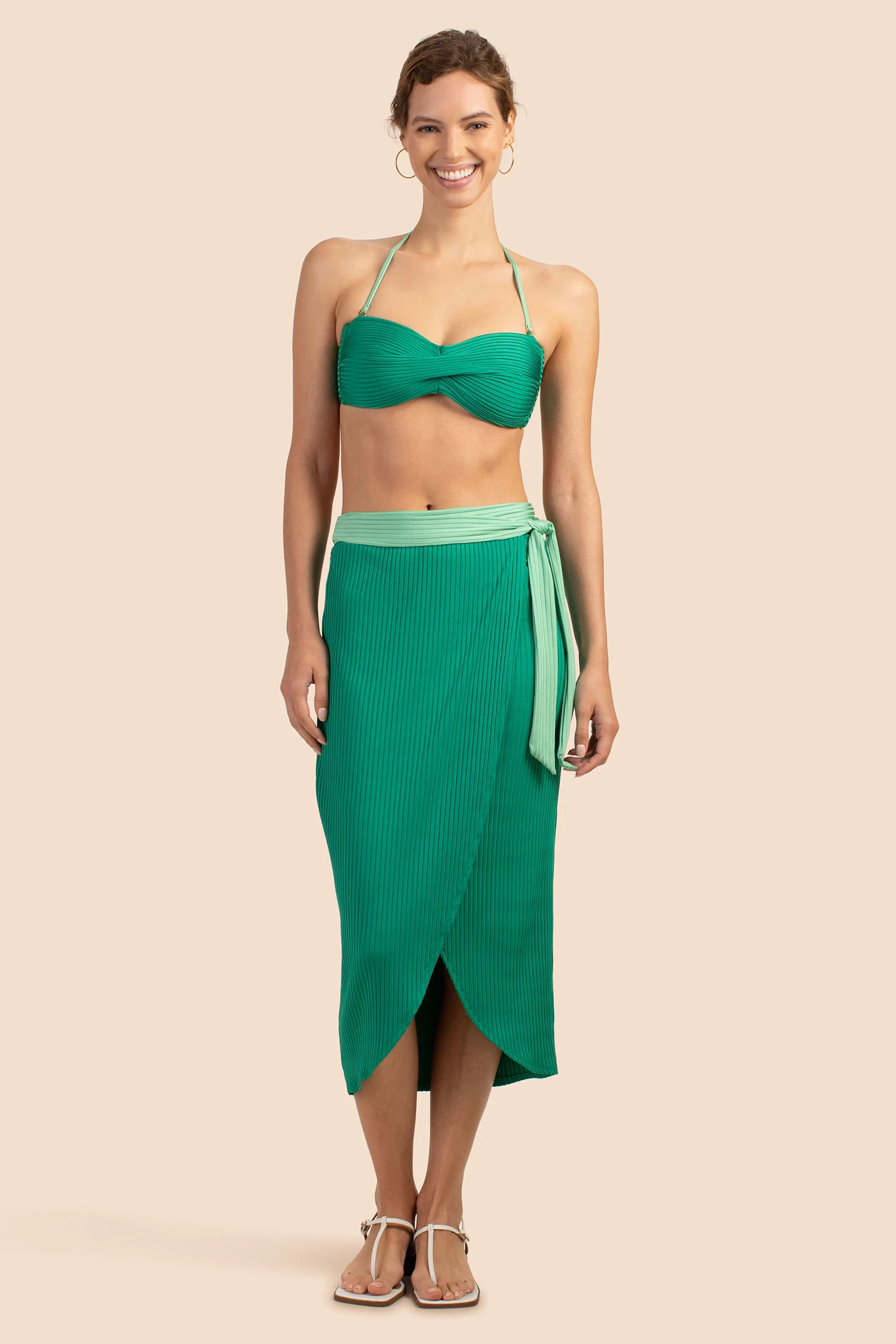 Olympia Rib Wrap Skirt - Image 4