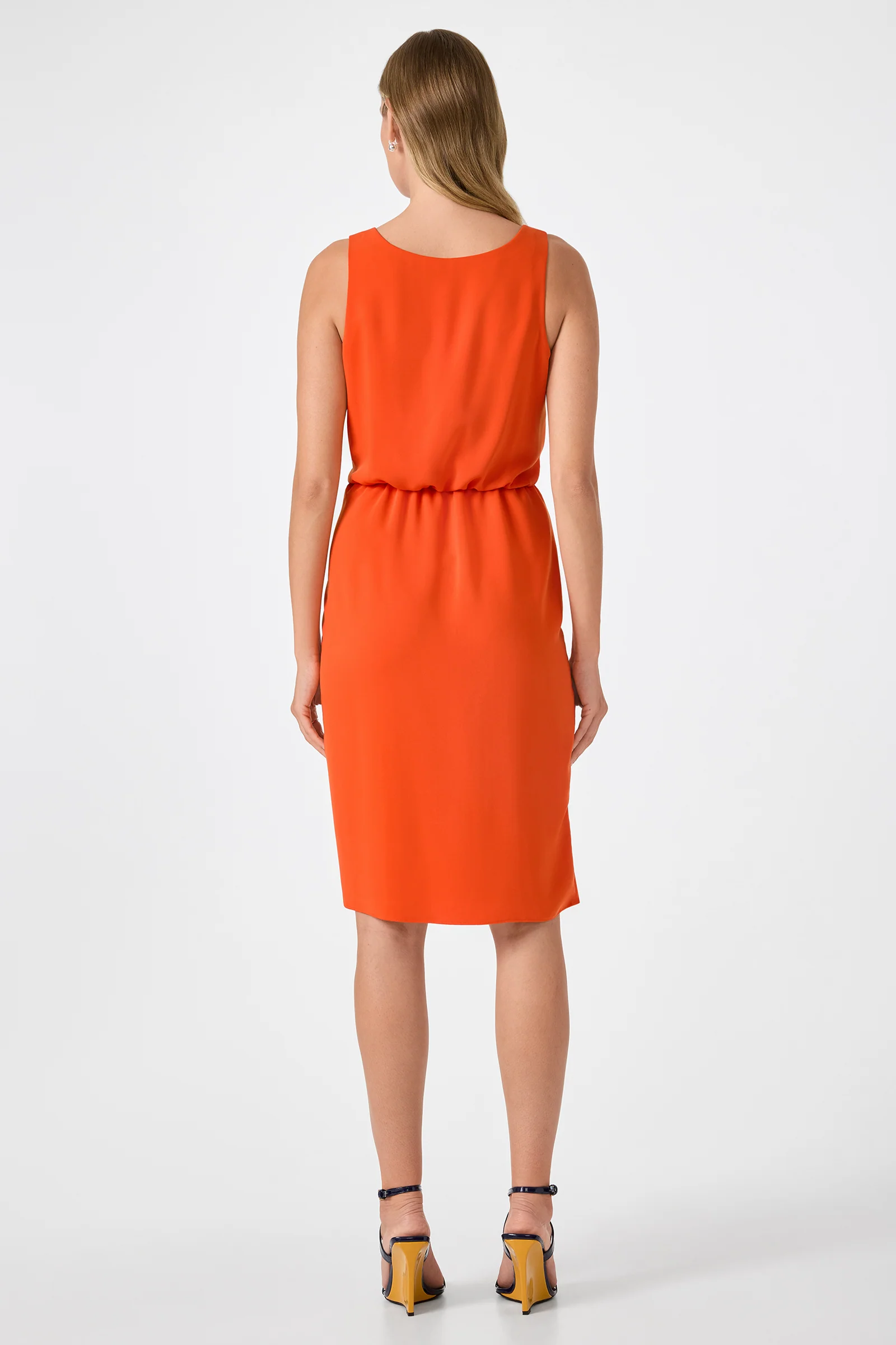 O'Rita Sleeveless Tie-Waist Midi Dress - Image 4